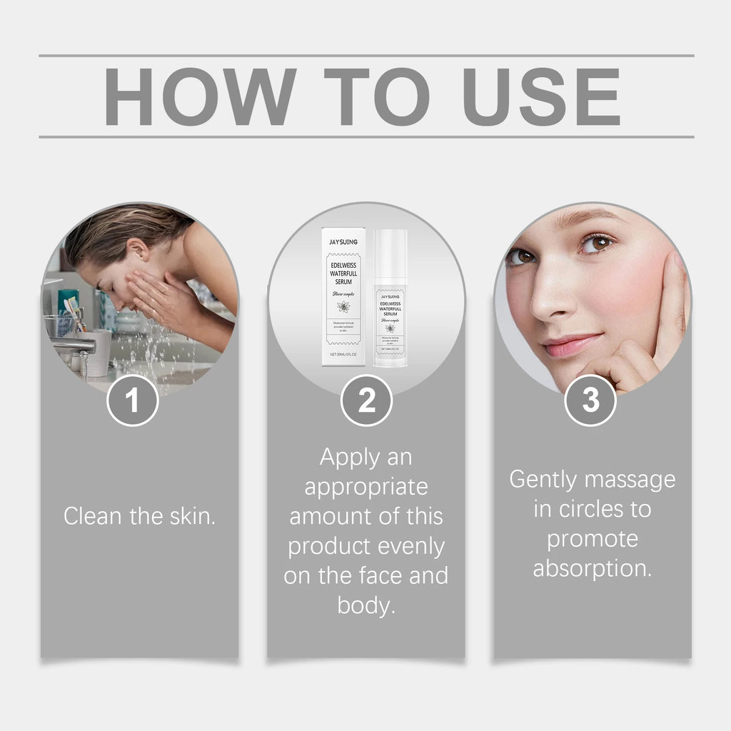 Collagen Face Cream & Hyaluronic Acid Essence Set – 50g+30ml Facial Moisturizer Set Oasis Select