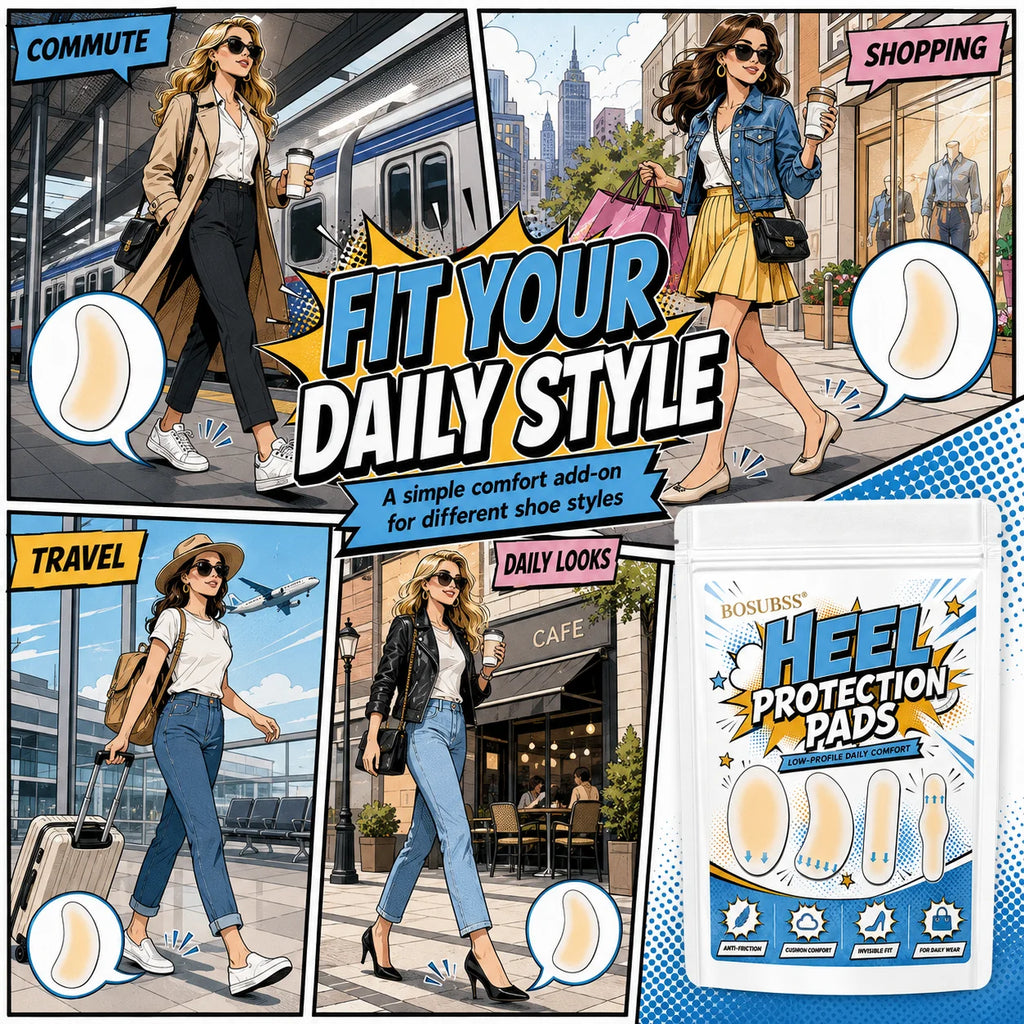 Soft Heel Protection Pads — Stop the Rub, Walk in All-Day Comfort 4/8pcs. Oasis Select