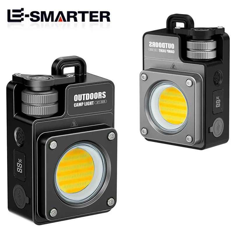COB Camping Light with Magnetic Hook Emergency Charger, IPX4 Waterproof Camping Lantern LED Light for Outdoor Oasis Select