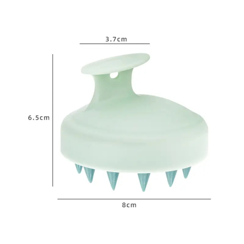 Silicone Shampoo Brush Head Scalp Massage Comb Hair Washing Comb Body Massage Brush Bath Shower Brush Salon Hairdressing Tool Oasis Select