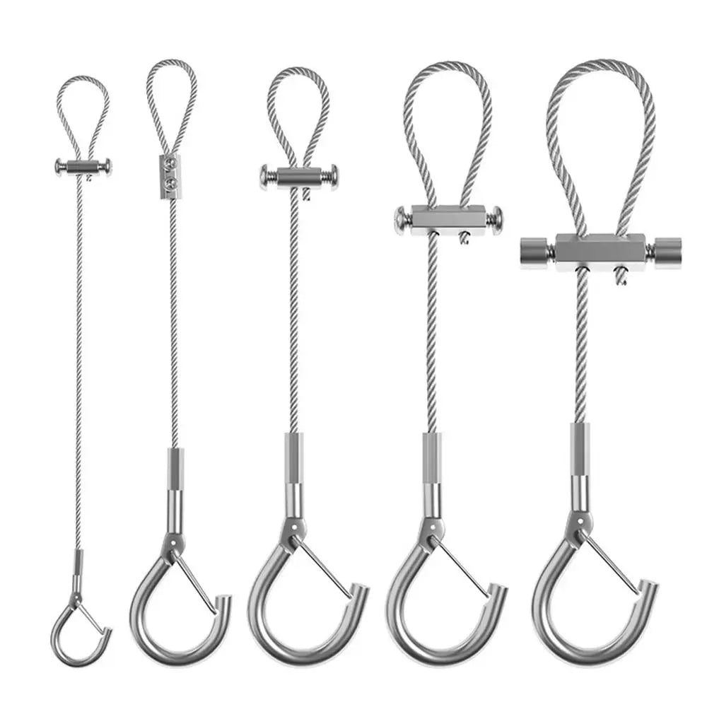 High Quality Stainless Steel Wire Rope Adjustable With Locking Retractable Fastening Hanging Rope Oasis Select