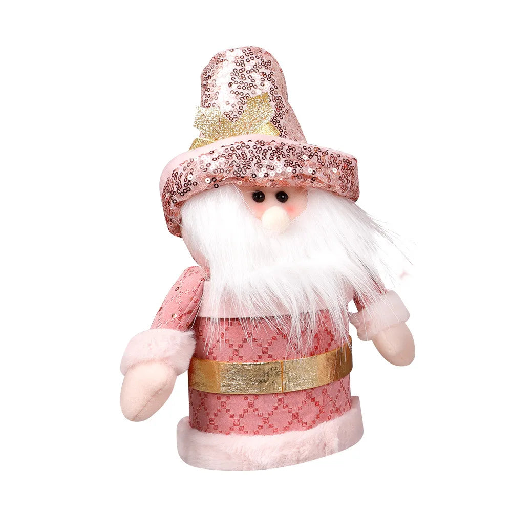 Christmas Apple Bag Gift Bag Christmas Eve Gift Box Candy Wrapped Snowman Children's Small Gift Christmas Decorations Oasis Select A 12 x 34 CM