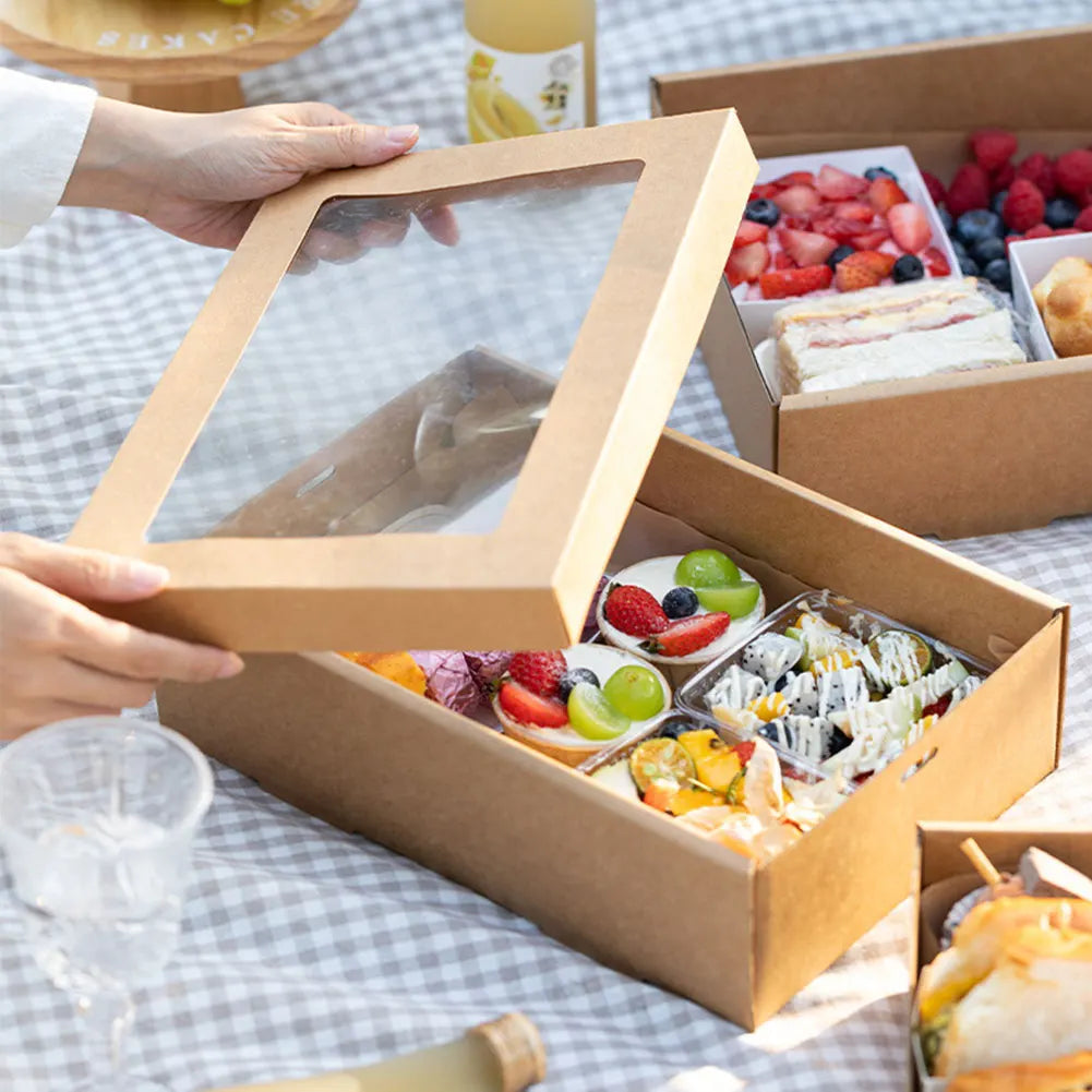 2-Pack Disposable Picnic Food Boxes – Fried Chicken & Bakery Disposable Food Box Oasis Select