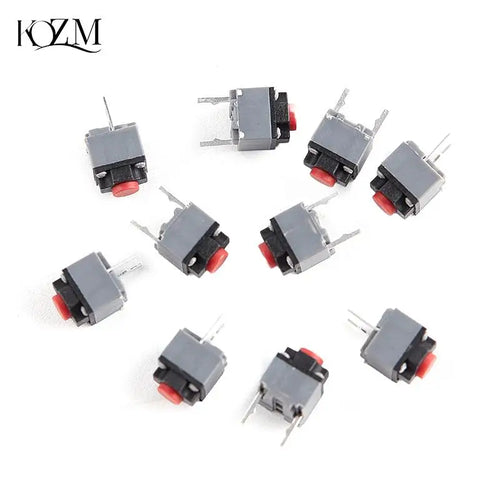 10pcs Kailh Silent Micro Switch 6×6×7.3mm | Mouse Button Repair Tactile Micro Switch Oasis Select