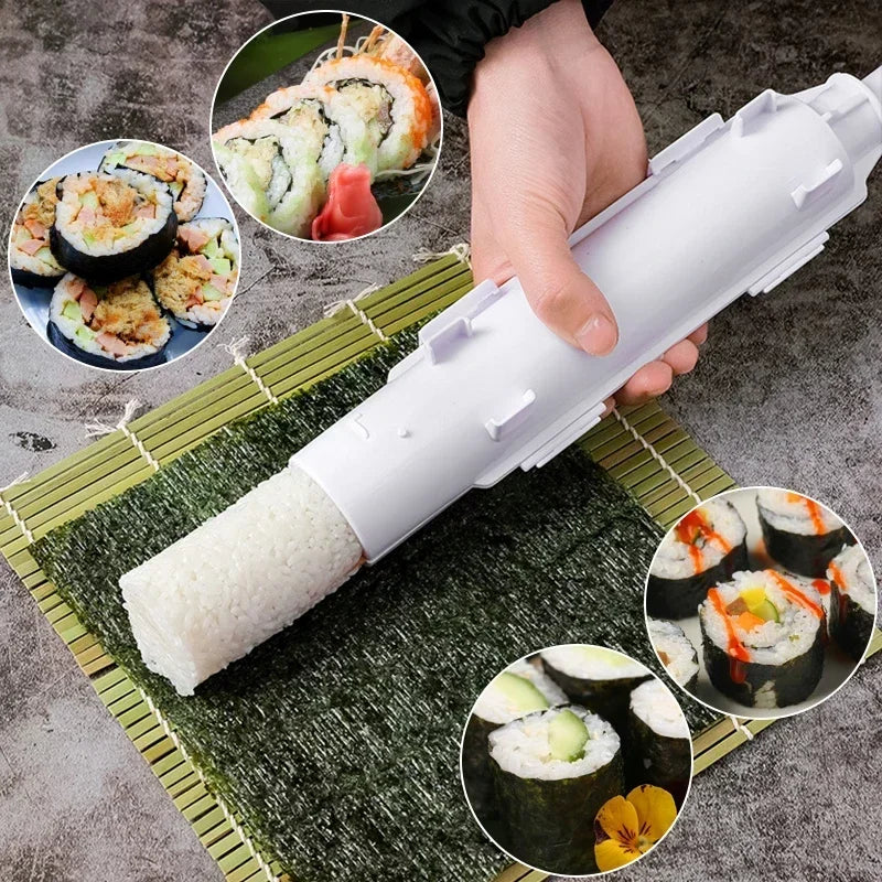 Sushi Maker,Food Grade Sushi Bazooka,Sushi Molds,Perfect for Crafting Sushi Roller with Rice,Vegetables,and Meat Oasis Select