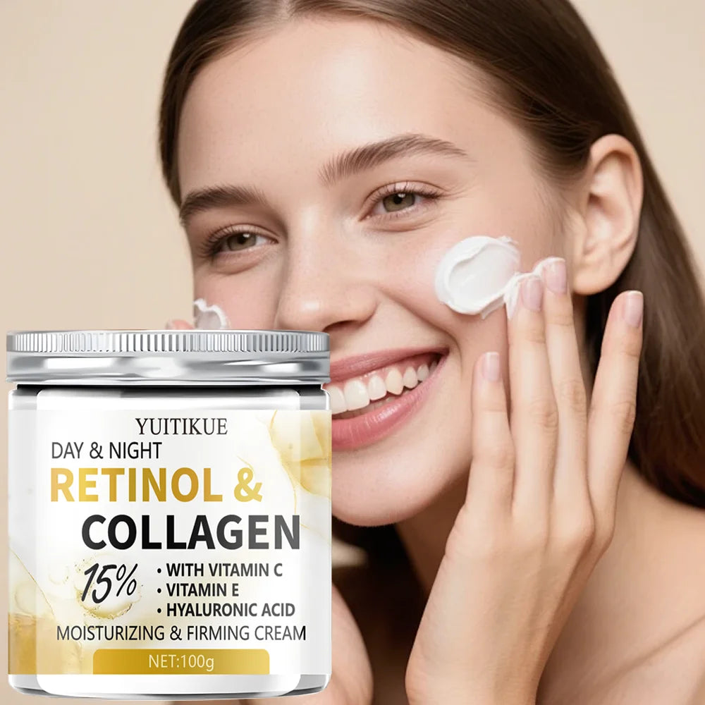DAY & NIGHT Firming Cream – Retinol, Collagen & Hyaluronic Acid