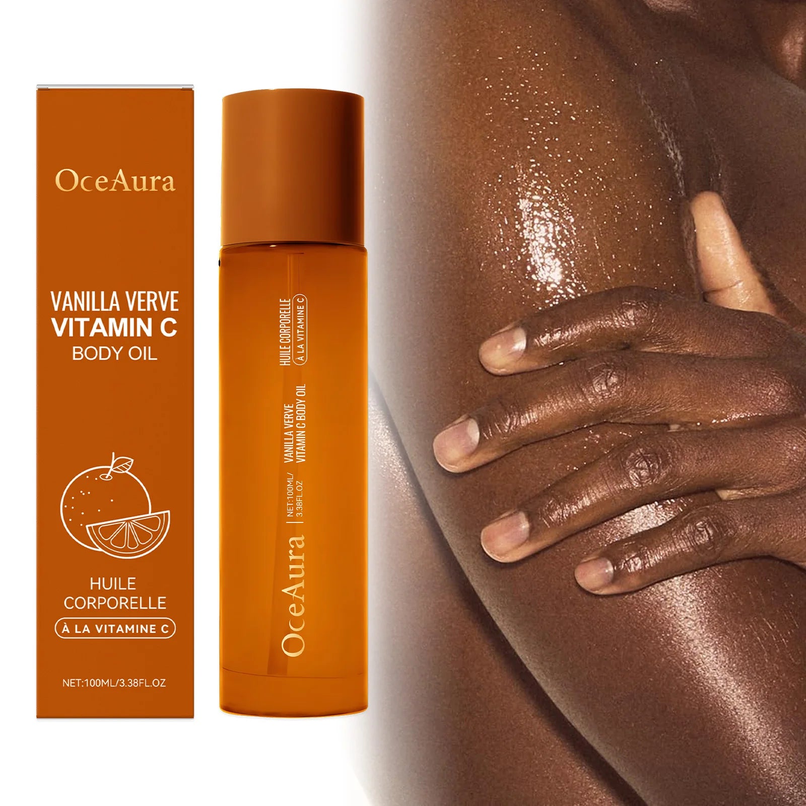 Vitamin C Body Softening Oil Moisturizes Nourishes Repairs And Brightens Dual Effects To Improve Dryness And Darkening Oasis Select