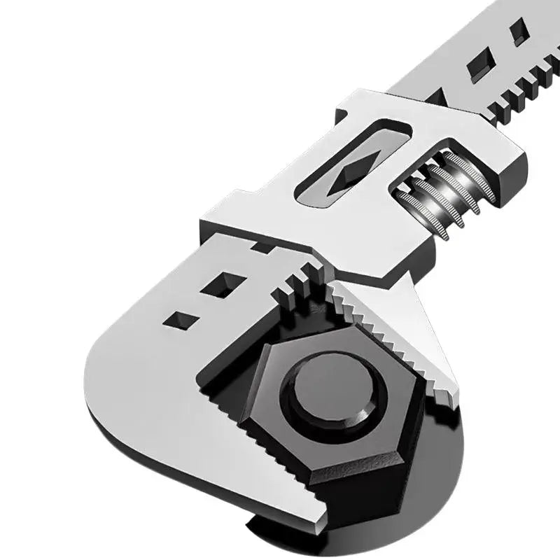 1pc F-type Right Angle Wrench Adjustable Spanner Pipe Wrenches Wide Jaw Opening Wrench F Type Wrench Movable Oasis Select