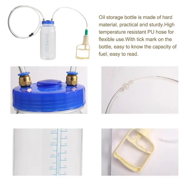 Oil Change Artifact Manual Hand Pump Engine Suction Vacuum Car Truck Van Moto Maintenance Tool 2L Bottle Storage Hose Oasis Select
