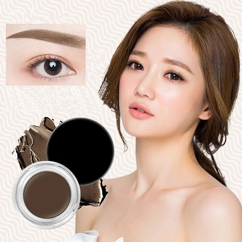 Waterproof 3D Eyebrow Pomade Gel – Natural Long-Lasting Brow Eyebrow Pomade Gel Oasis Select