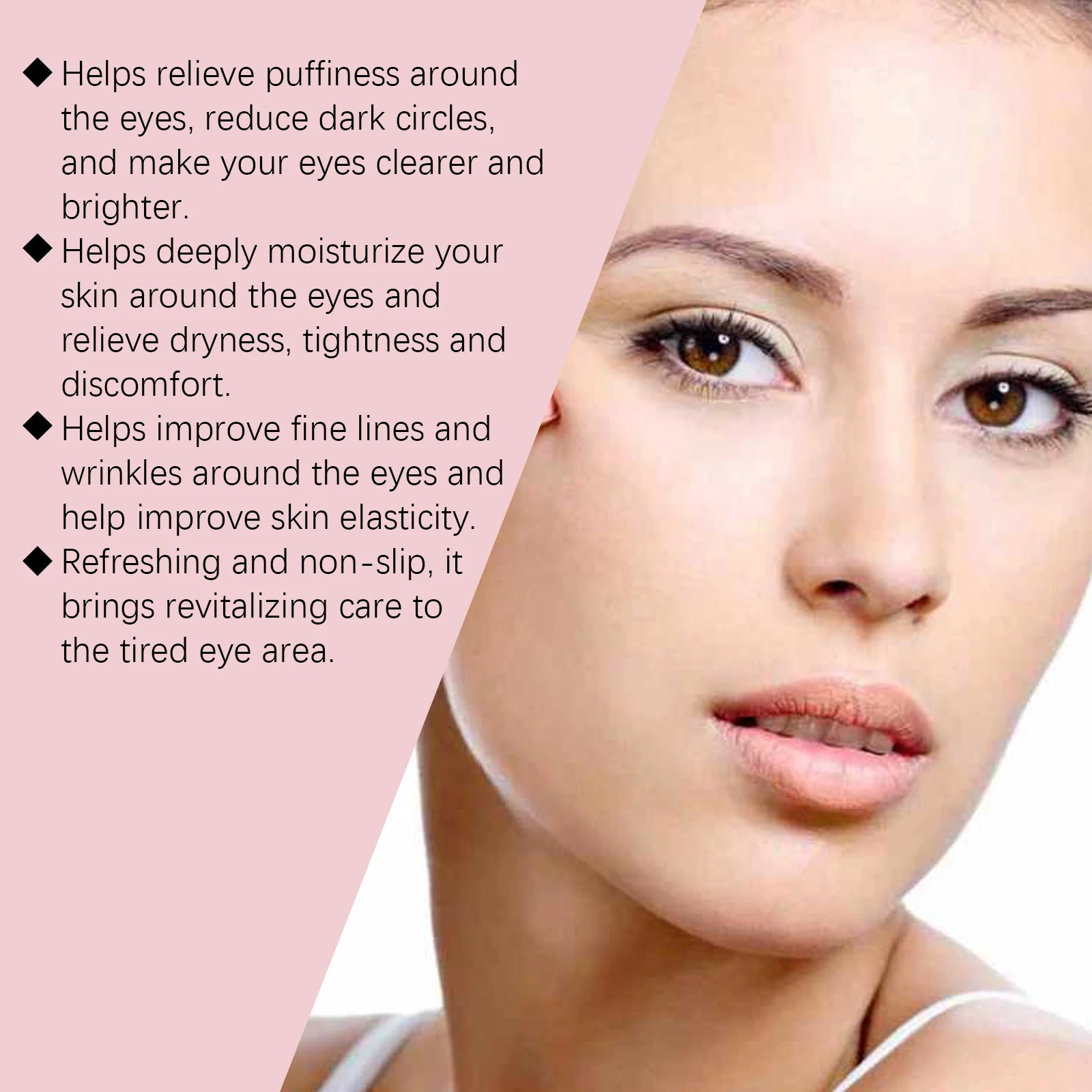 Hyaluronic Acid Eye Mask Anti-Aging Remove Dark Circles Puffiness Improve Fine Lines Wrinkle Nourish Firm Brighten Eye Patches Oasis Select