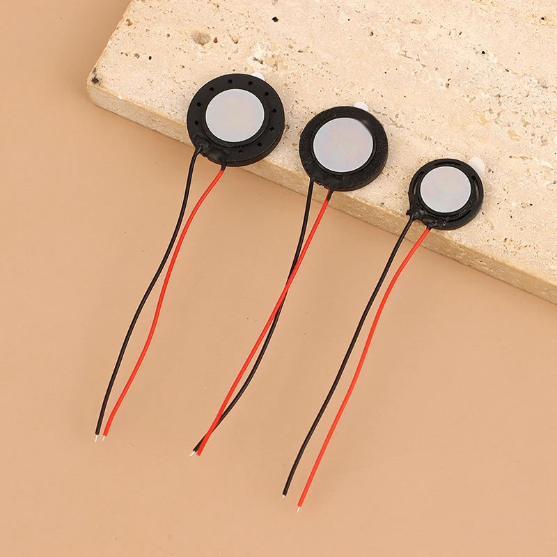 New Sale 2Pcs Round 8 Ohm 1W Speaker 8ohm 15MM/18MM/20MM Loud Speakers Tablet Mobile Phone Trumpet Horn Small Loudspeaker Audio Oasis Select