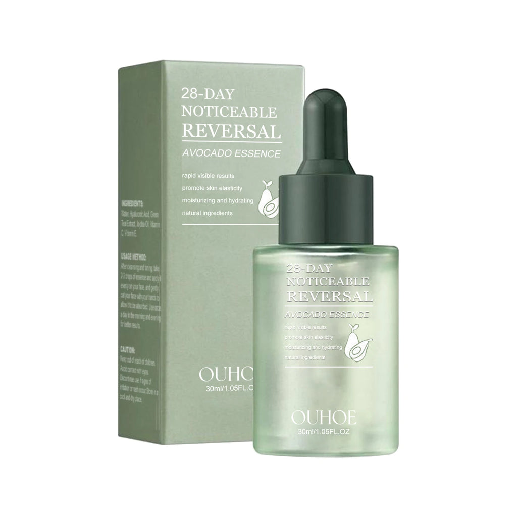 OUHEO Prime Avocado Anti-Aging Facial Care Set Moisturizing Anti-Wrinkle Moisturizing Serum Smoothing Brightening Eye Skin Serum Oasis Select 30ml boxed