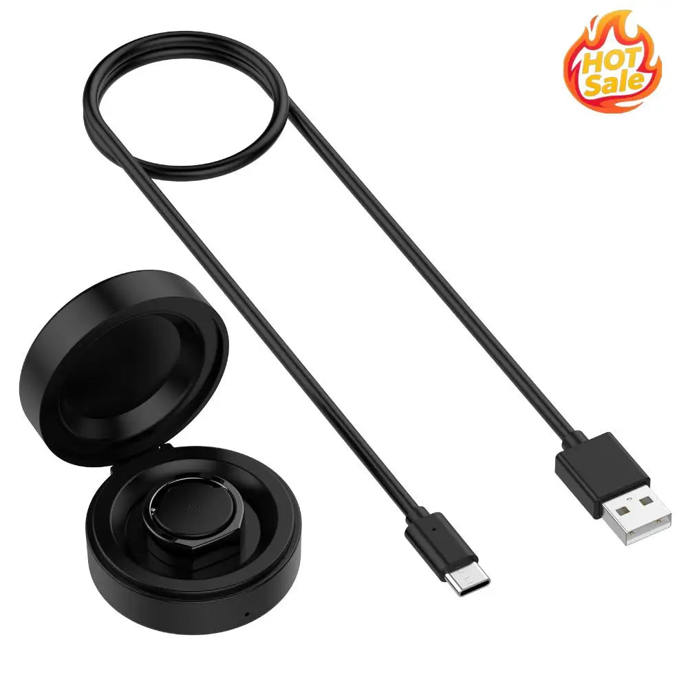 Travel Charger Dock Portable Safe Charging Dock with USB-C Cable Compatible for Oura Ring Gen3 Oasis Select