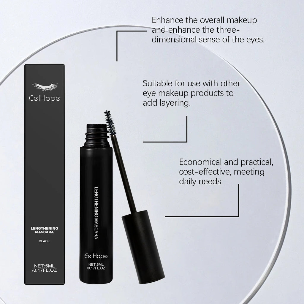 Lengthening Mascara Volumizing Curling Proof for Sensitive Waterproof Sweat-Proof Fast Dry Defining Long Lasting Natural Mascara Oasis Select