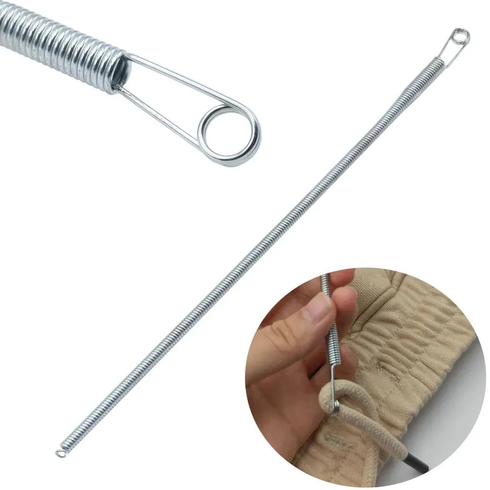 Spring Drawstring Threader – Elastic, Lace & Cord Sewing Tool Drawstring Threader Tool Oasis Select