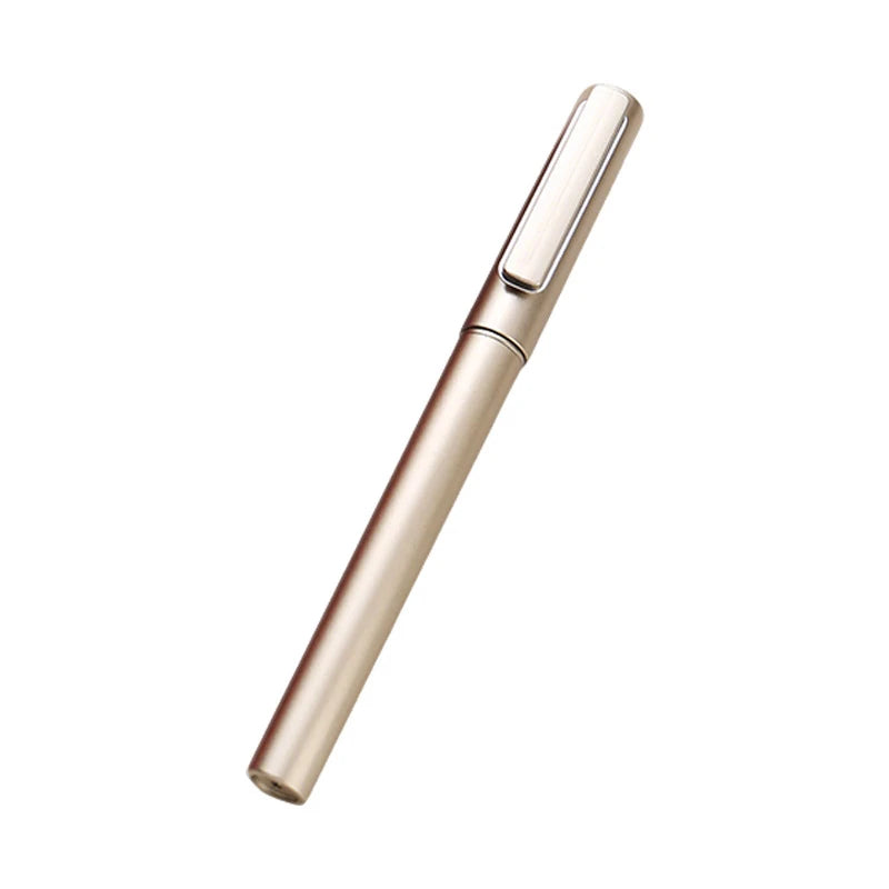 1Pc Metal Rollerball Pen Black Refill 0.5mm Nib Ballpoint Pens High Quality Business Office Student Signature Pen Gift Oasis Select A6