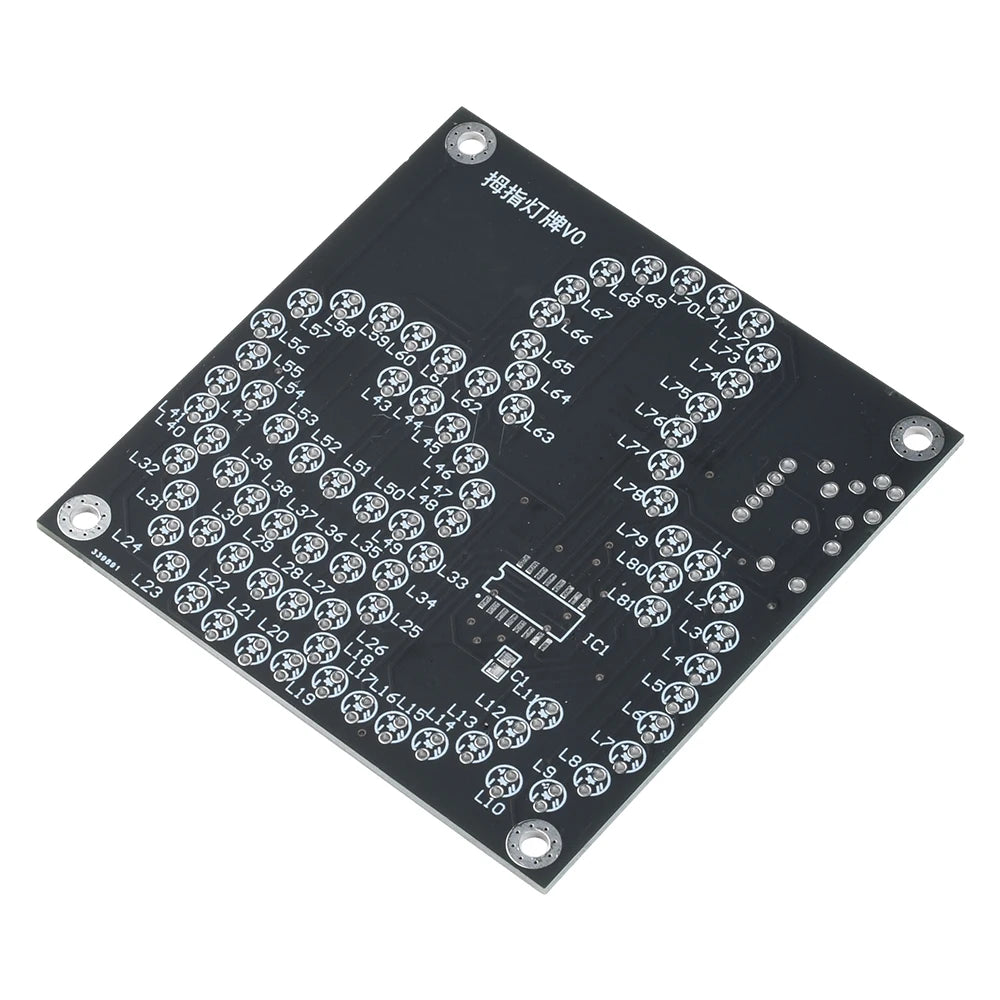 DIY Electronic Kit LED Thumb Flowing Light Production Kit Light-emitting Diode Fun Welding Microcontroller Soldering Practice Oasis Select