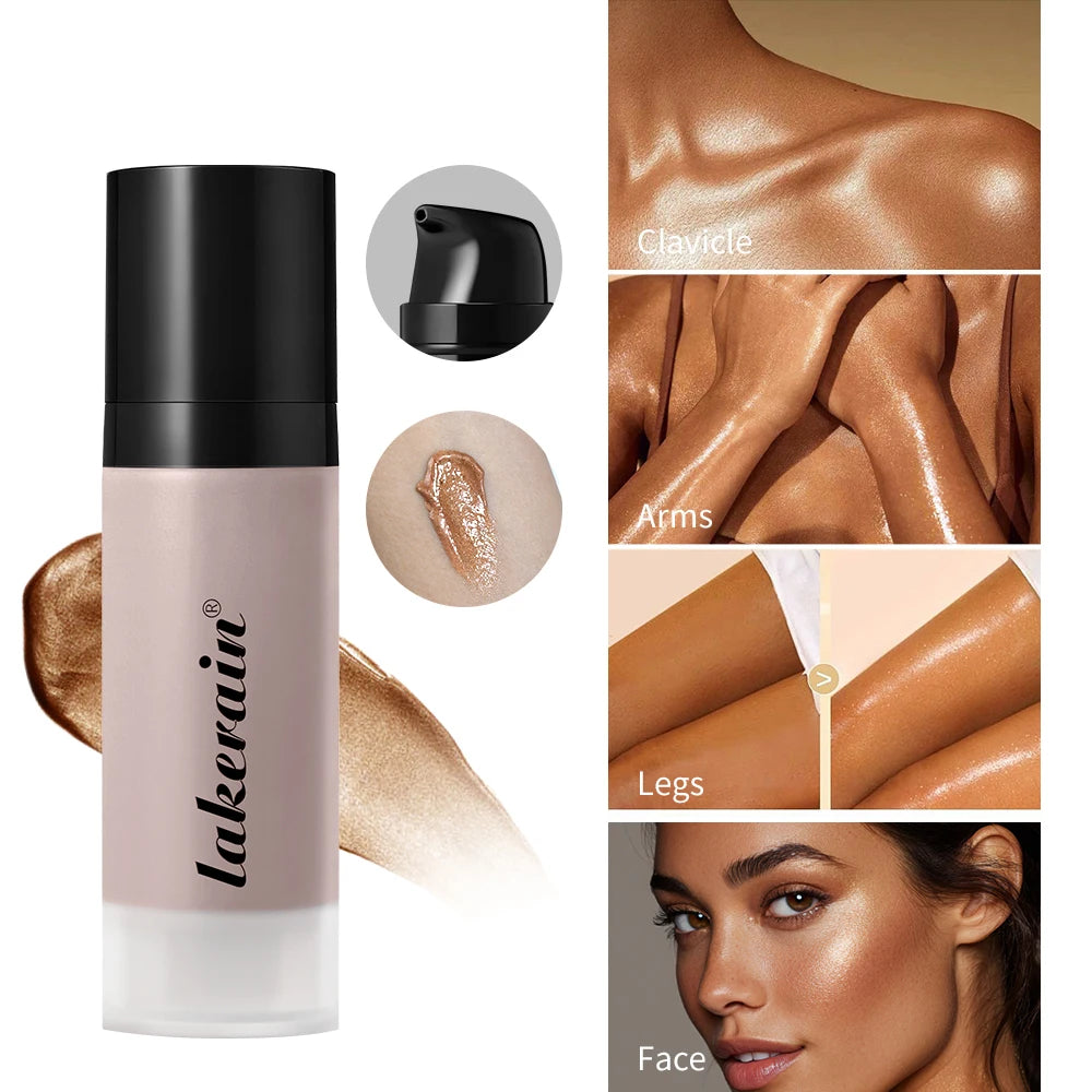 Glowy Super Gel Lightweight Dewy Multipurpose Llluminator Primer Highlight Foundation Moisturizing Nourish Non-Sticky Primer M Oasis Select