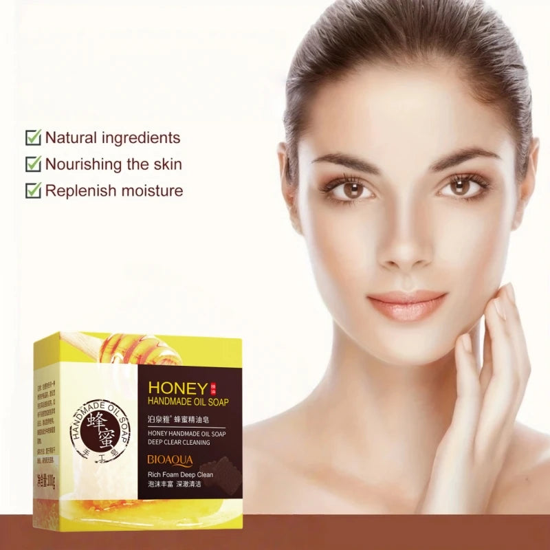 Honey Essential Oil Soap 100g – Gentle Cleanse & Hydration