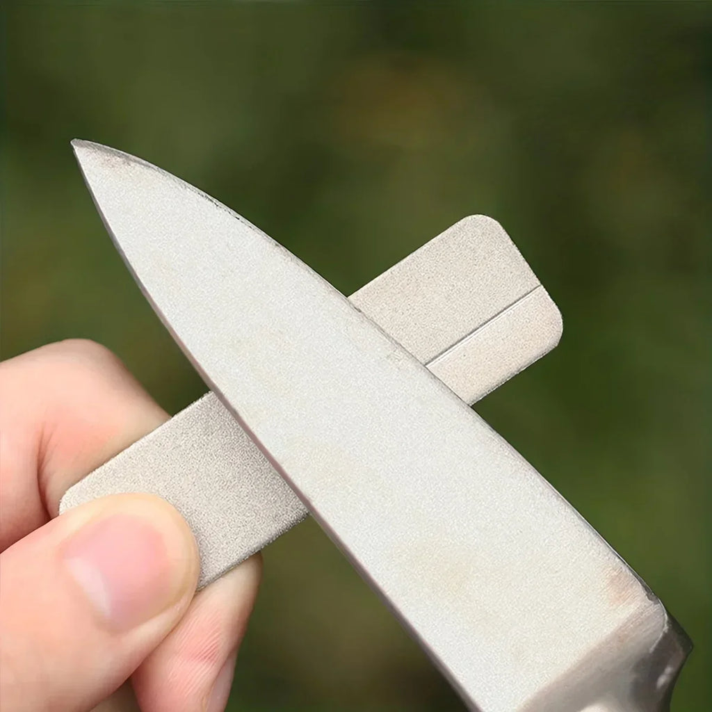 Knife Sharpener Diamond Pocket Tools Mini Keychain Outdoor Camping Sharpener Outdoor Camping Tool Emery Nail File Oasis Select