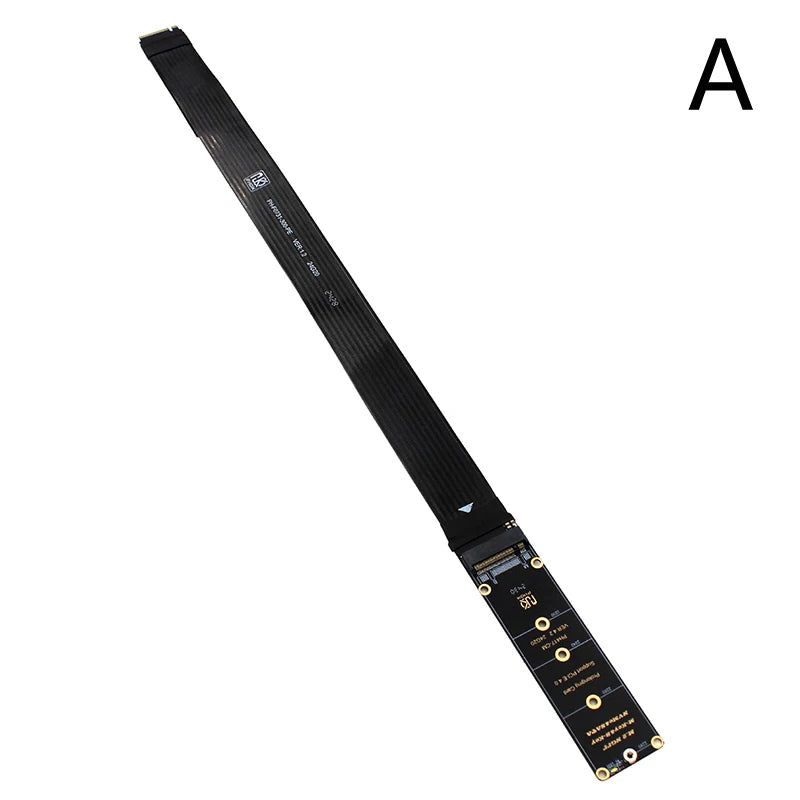 Dual Protocol PCIE4.0 M.2 M Key NVME Extension Cable Riser Card SSD Adapter For 2230 2242 2260 2280 M.2 PCI-e / M2 NGFF SATA SSD Oasis Select A