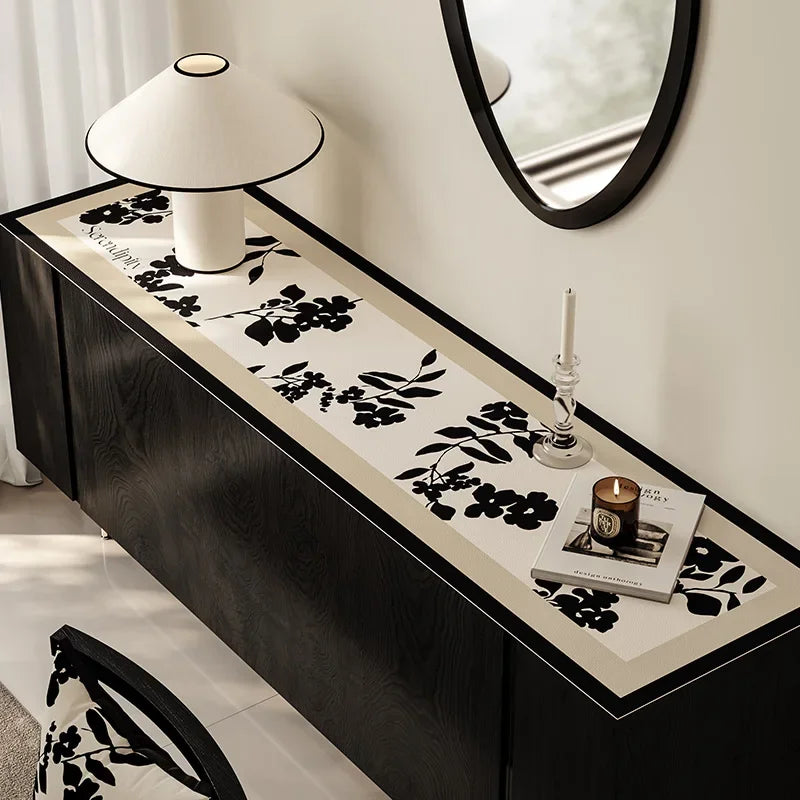 Light Luxury Side Cabinet Table Mat Oil-proof Waterproof Washless TV Cabinet Shoe Cabinet Countertop Protective Mat Cover Oasis Select 45x240cm 3