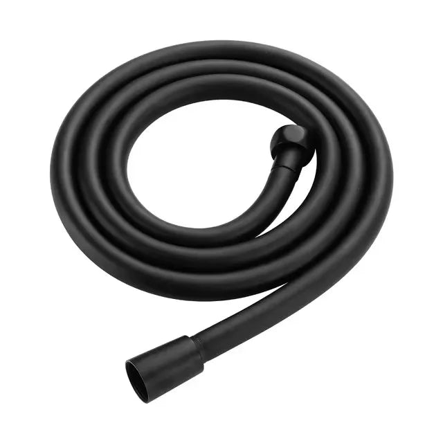Black PVC Handheld Shower Hose Bathroom GI/2 Universal Interface High Pressure Explosion-proof Faucet Hose Extension Pipe Oasis Select Black 150cm