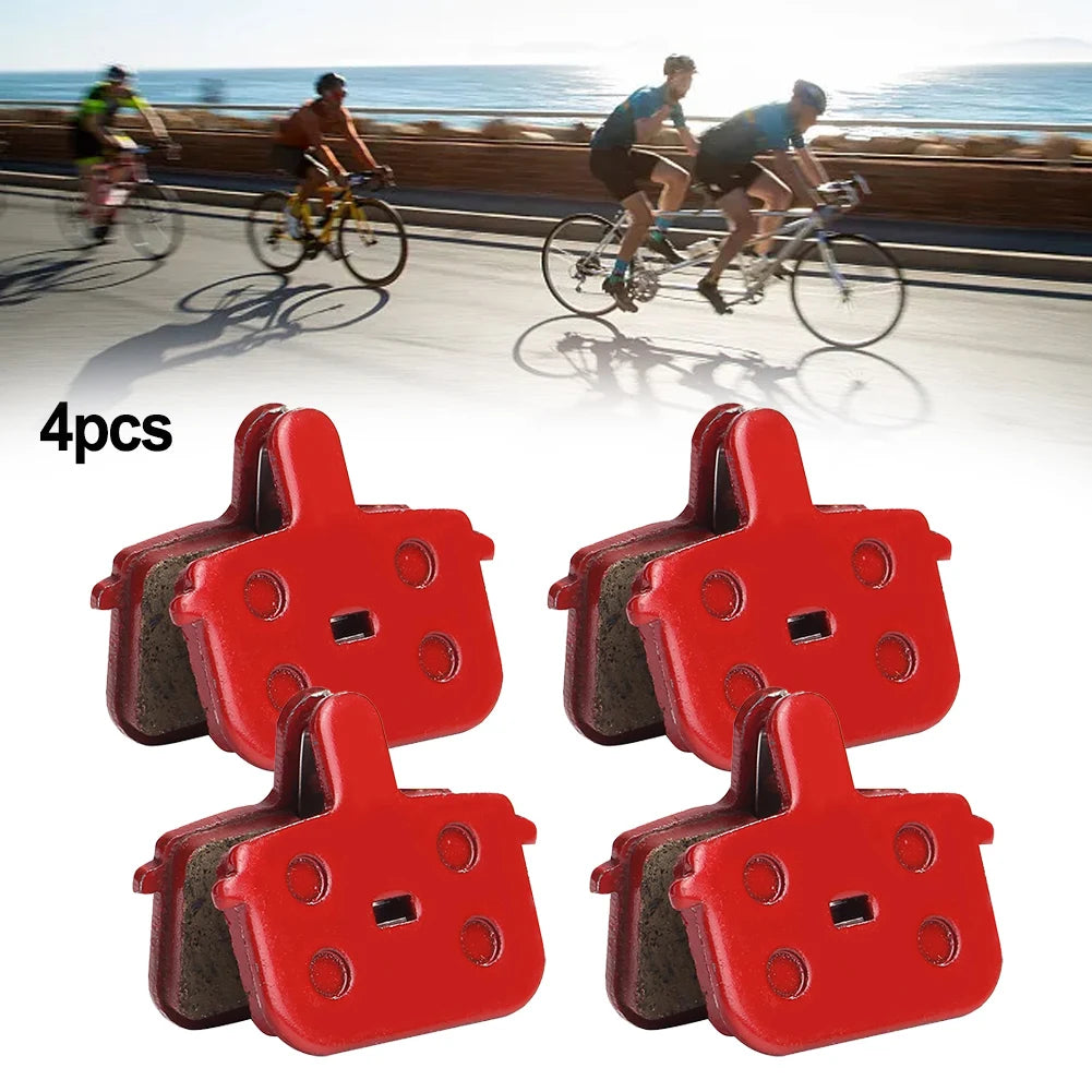 Outdoor Part Bike Pads 4 Pair Disassembled Easy Install Good Compatibility Mountain Bicycle No Noise Quite Braking Oasis Select