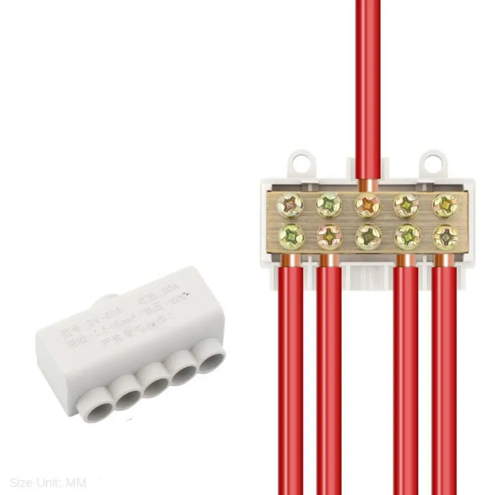 High Power Splitter Quick Wire Connector Terminal Block Electrical Cable Junction Box ZK-316/506/516/1310/1316 Connectors Useful Oasis Select ZK-516