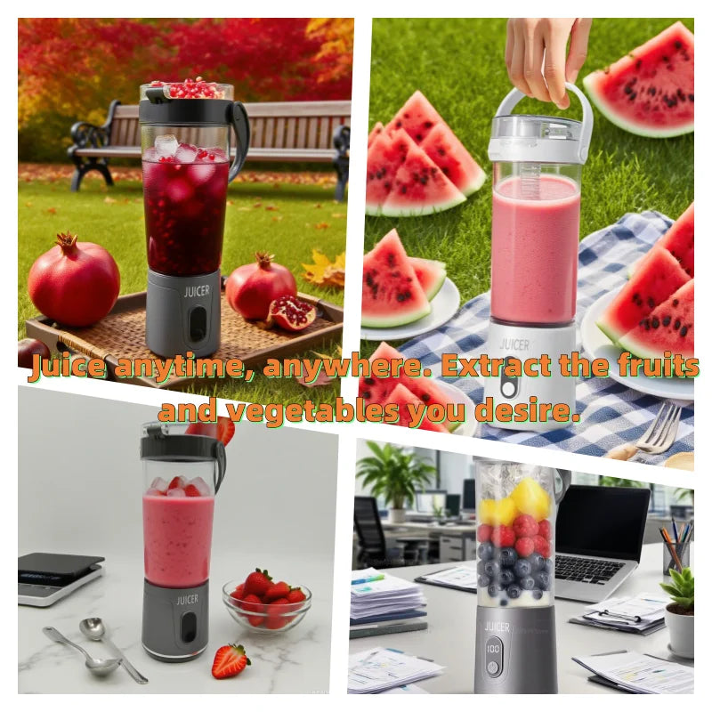 URGGU 600ml Portable USB Blender – Smoothies & Juices On the Go