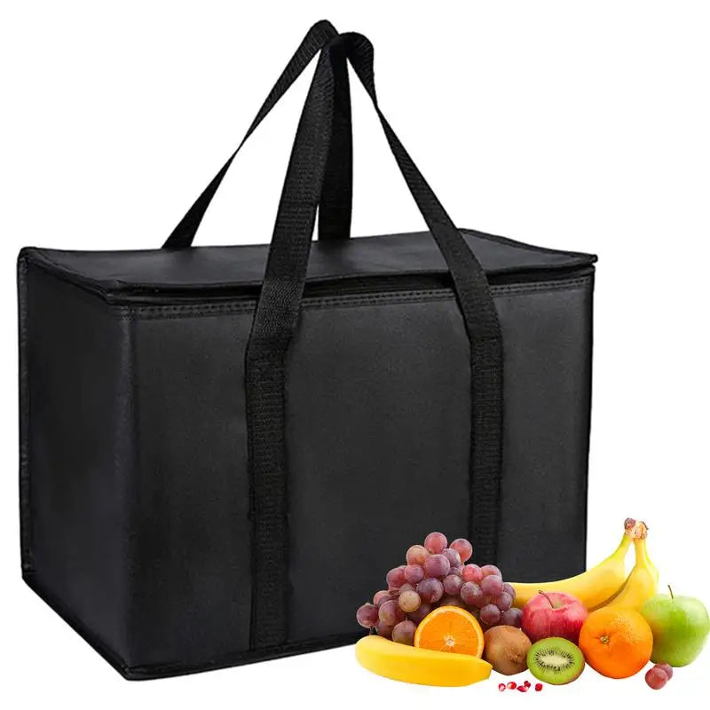 Insulated Lunch Bag Heavy Duty Large Capacity 65L-70L Thermal Insulation Bag Non-Woven Foldable Cooler Bag For Groceries Food Oasis Select