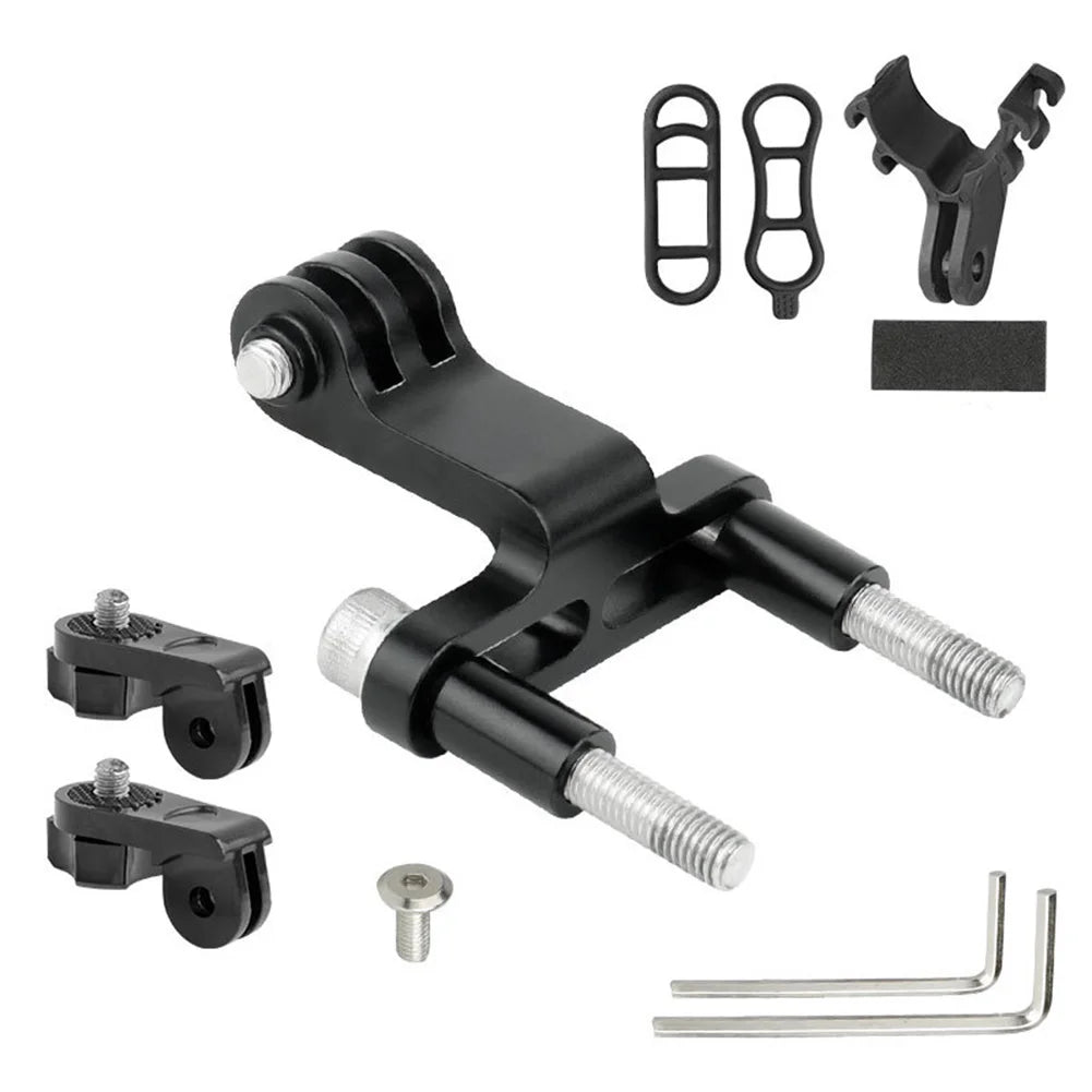 Bicycle Front Light Holder Mount Adaptor MTB Bike Headlight Lamp Bracket Cycling Mount Clip Lamp Holder Bracket Bike Accessories Oasis Select C
