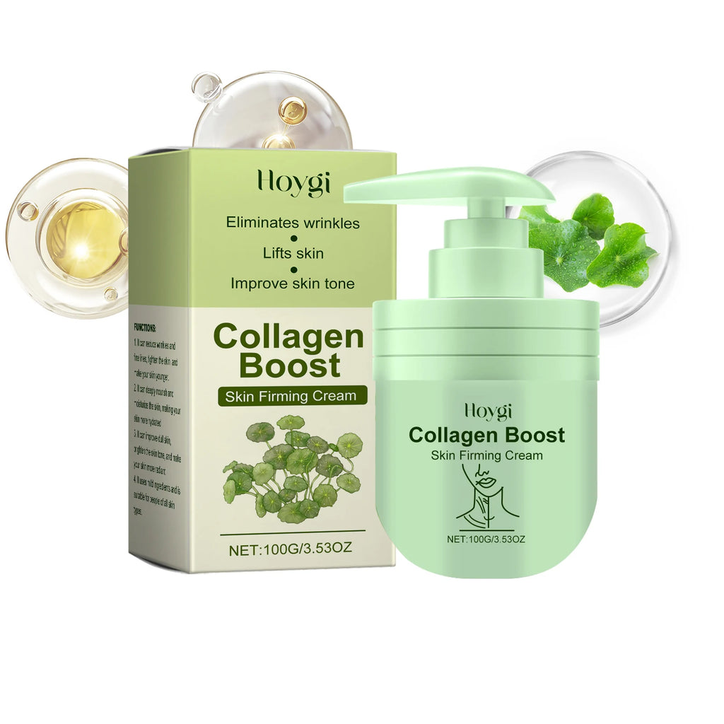 Hoygi Anit-Wrinkle and Fine Line Collagen Body Cream Moisturizing Firming Hydrating and Smoothing Body Care Lotion Oasis Select 100g boxed