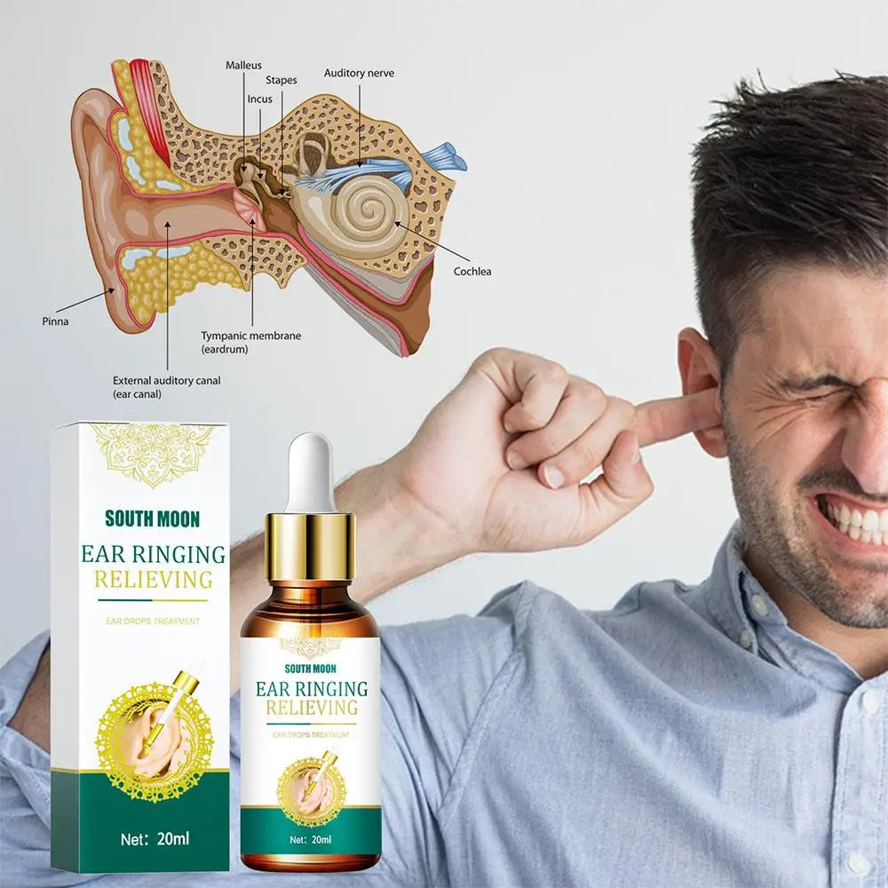 South Moon Tinnitus Ear Drops – Ringing & Ear Relief 20ml Tinnitus Ear Drops Oasis Select