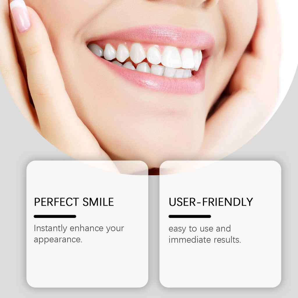 Safety Denture Set Realistic Natural False Tooth Denture Comfortable Safe Simple Firm Not Loss Cover Imperfect Teeth Denture Set Oasis Select
