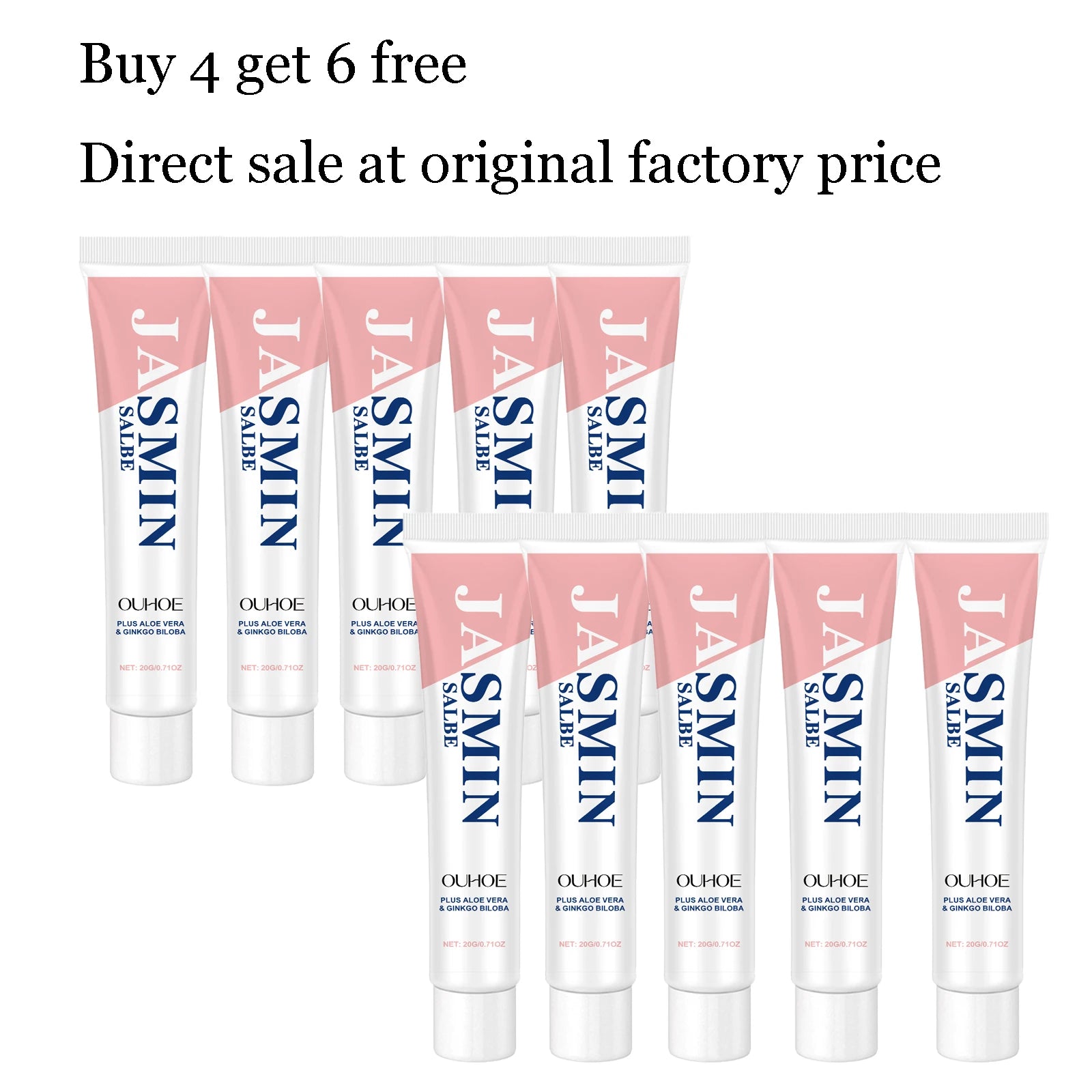 20g Jasmine Eye Cream Deep Moisturizing Nourishing Fade Fine Lines Tightening Enhance Skin Elasticity Lifting Eyes Care Lotion Oasis Select buy 4 free 6 United States