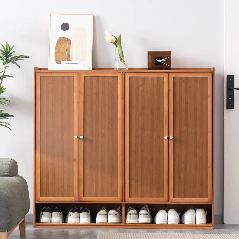 Shoe cabinet, shoe rack, simple door, good-looking home interior, bedroom, dormitory, small narrow solid wood storage Oasis Select