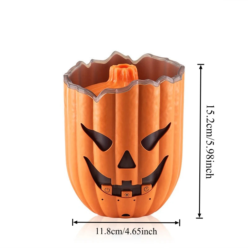 Halloween Jack-o'-lantern Humidifier USB Essential Oil Diffuser with Led Night Light For Home Room Decor Pumpkin Aroma Diffuser Oasis Select pumpkin