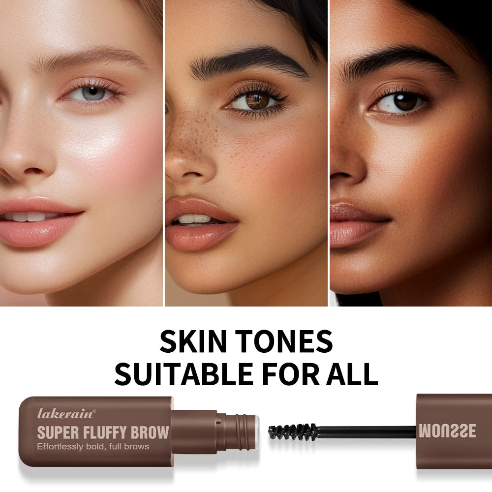 Brow Mousse Super Fluffy High Color Rendering Fill In The Sparse And Vacant Parts of The Eyebrows Smooth Super Fluff Thick Brow Oasis Select