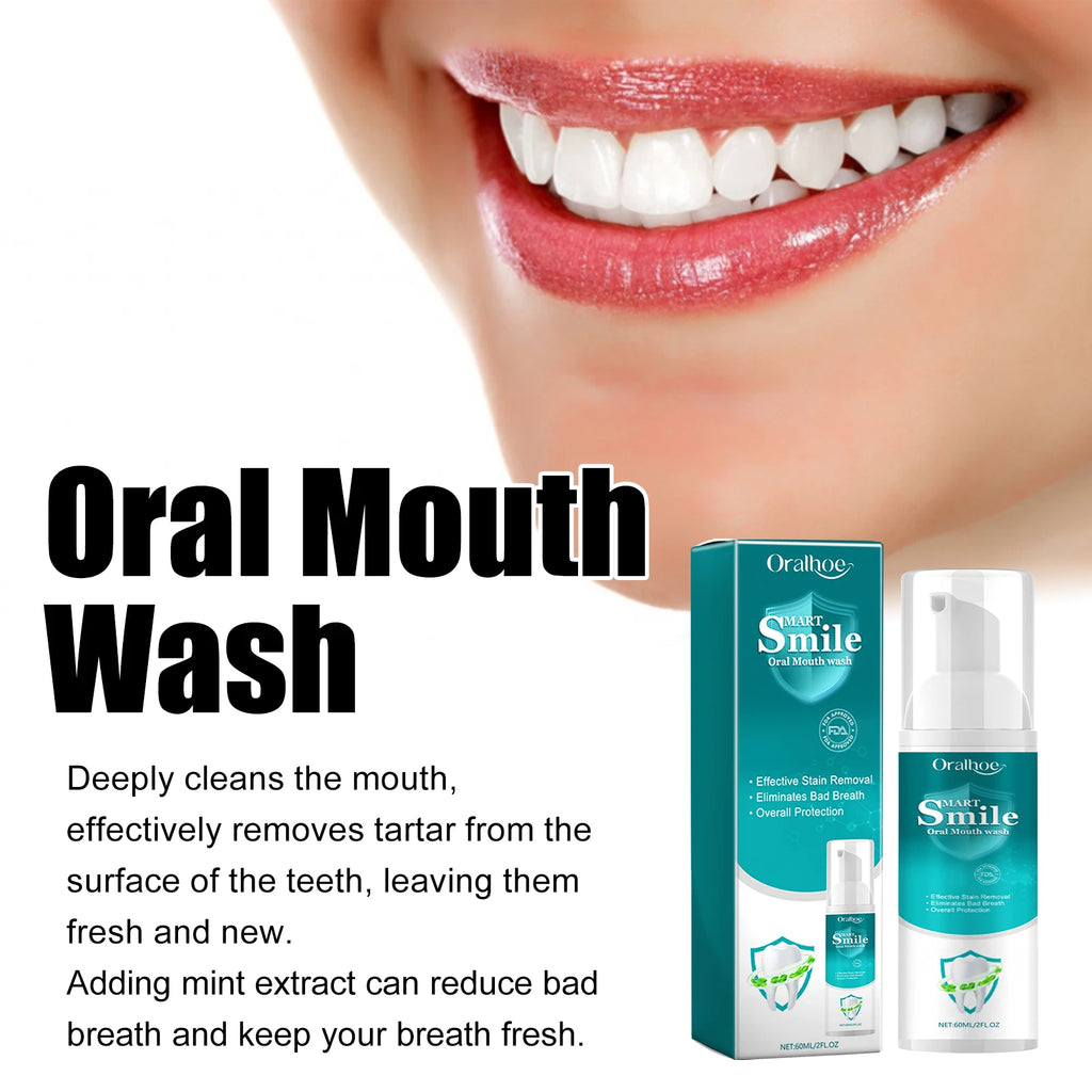 Oralhoe Propolis Oral Care Mousse Deep Clean Remove Yellowing Freshing Hygiene Keep Bleaching Teeth W-hitening Toothpaste Mousse Oasis Select