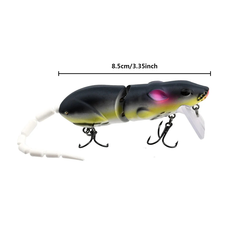 15.5g/15.5cm lure mouse biomimetic broken joint long throw pencil Minogue curved mouth fake bait Oasis Select D