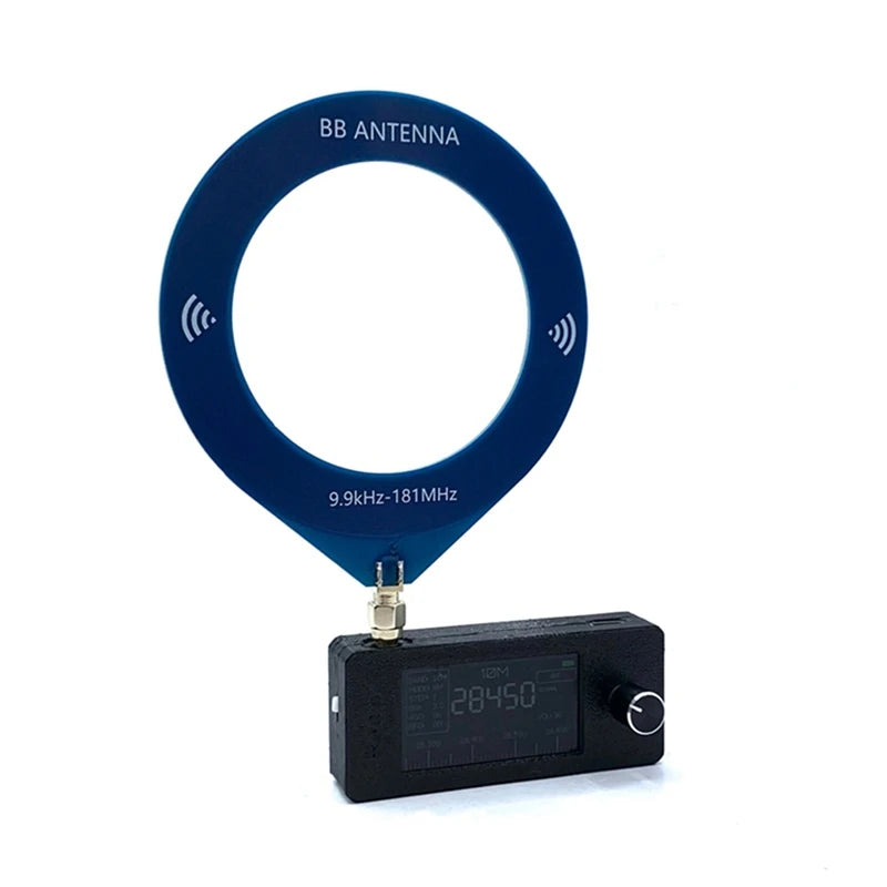 WISH 9.9Khz-181Mhz SMA Interface Mini Loop Antenna Pocket Size SI4732 Radio, Receiver,Mini Radio,9.9Khz-181Mhz Receiver Oasis Select