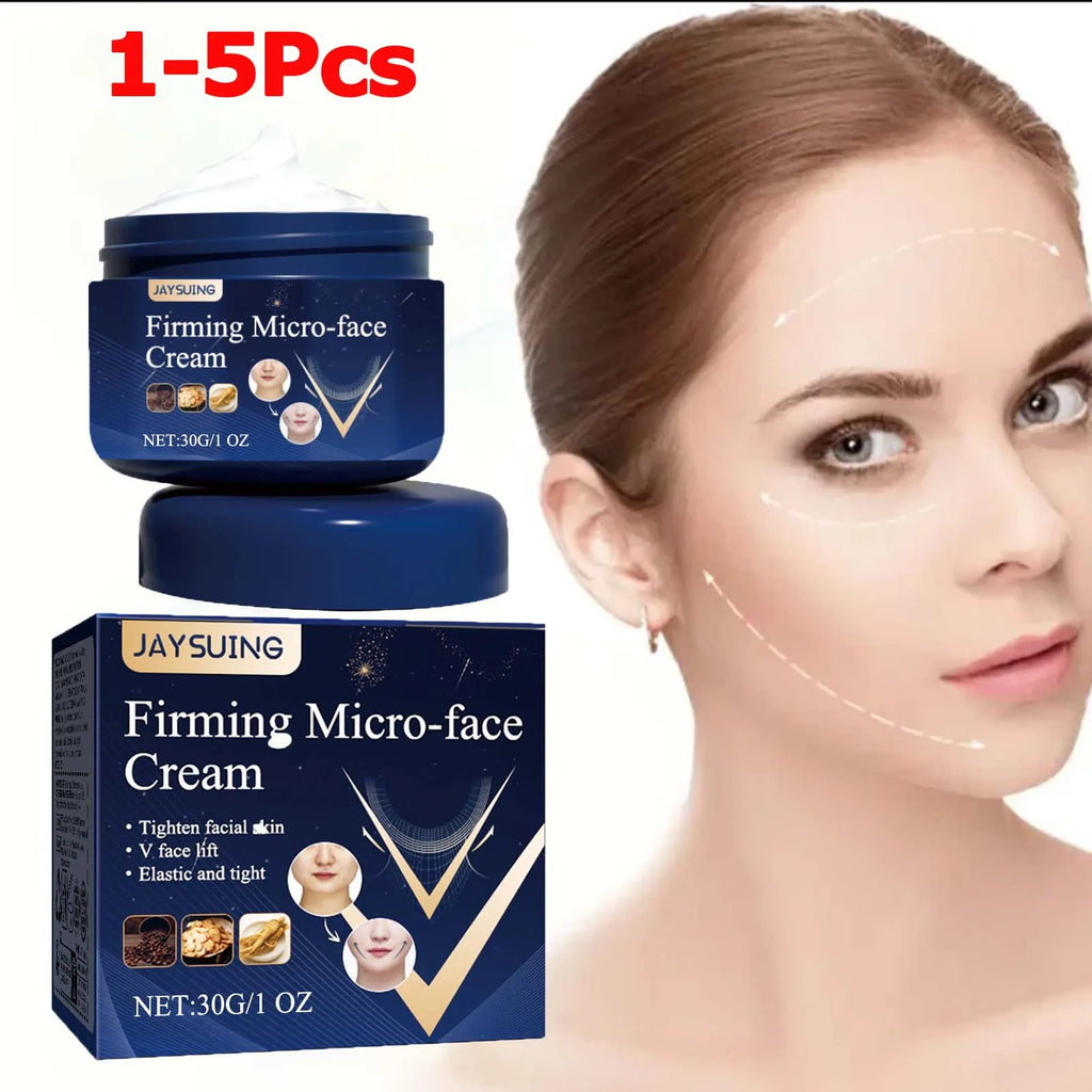 V-Shape Slimming Cream Tighten Mandibular Line Double Chin Lift Firming Face Fat Burning Massage V Face Cream Facial Skin Care Oasis Select