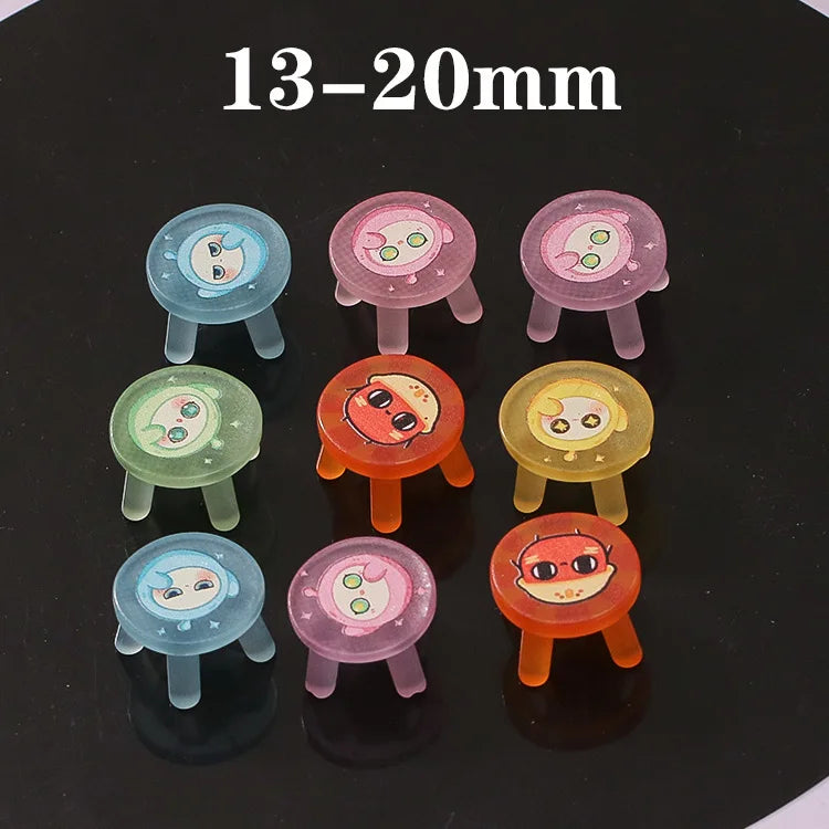 Glow-in-the-dark Kung Fu Chicken Simulation Resin Yellow Cartoon