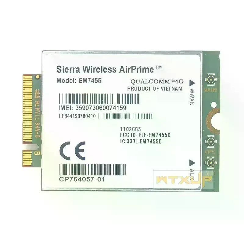 EM7455 4G LTE Cat6 M.2 NGFF Module 300Mbps FDD TDD WWAN
