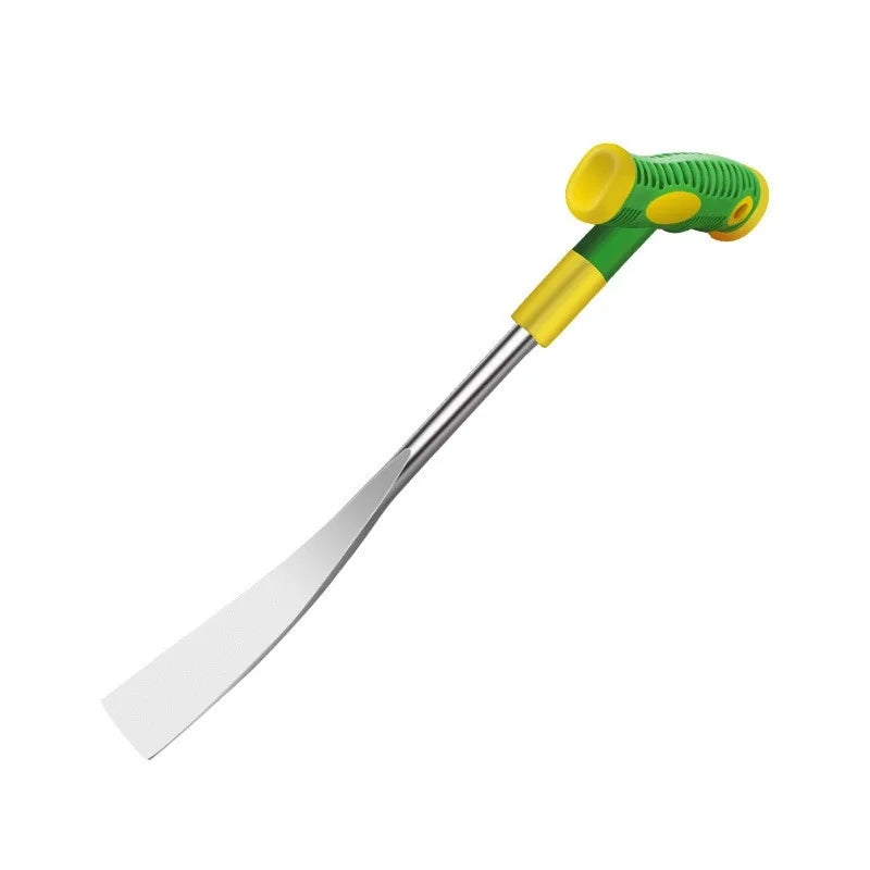 New Garlic Digging Shovel T Shaped Spade Agricultural Flower Gardening Weeding Dig Wild Herbs Hand Tool Pot Transplanting Oasis Select 1pc