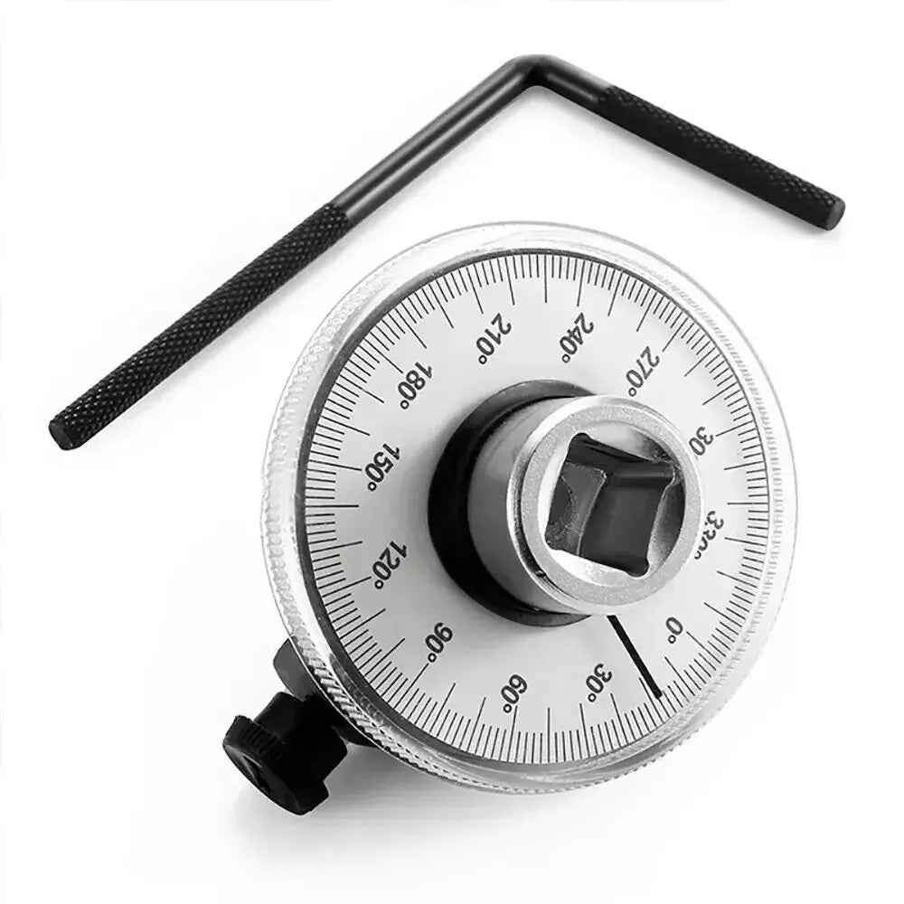Torque Wrench Torquemeter Dial Automotive Tools Hand Tool Auto Service Equipment Garage Tools Calibrated In Degrees Oasis Select sliver