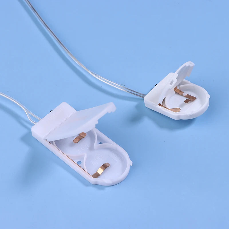 10Pcs Battery Holder Coin Cell Holder 1 X 3V/2 X 3V CR2032 LIR2032 Battery Holder Button Battery Holder With Line On Off Switch Oasis Select