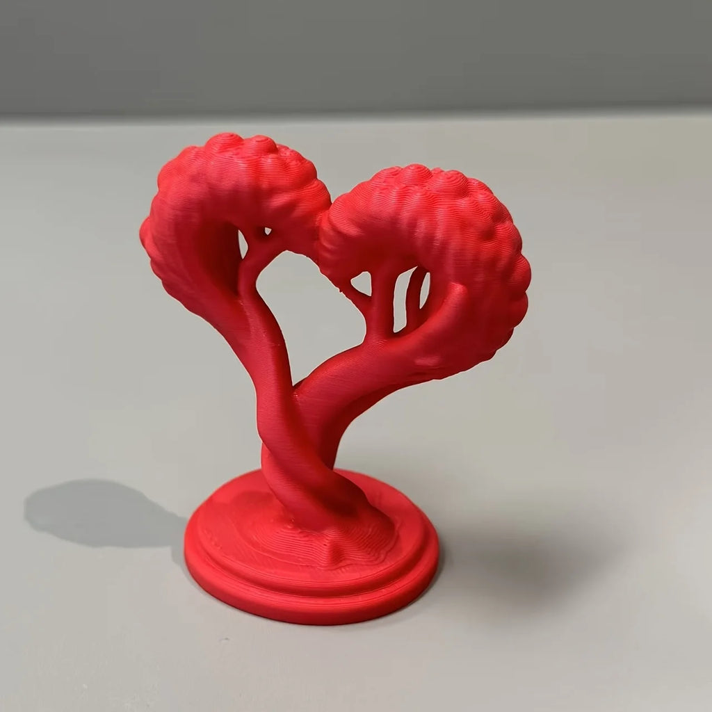 Intertwined Love Tree Statue 3D Printed Love Tree Miniature Ornaments Romantic Decorative Figurine for Couples Valentine's Gifts Oasis Select
